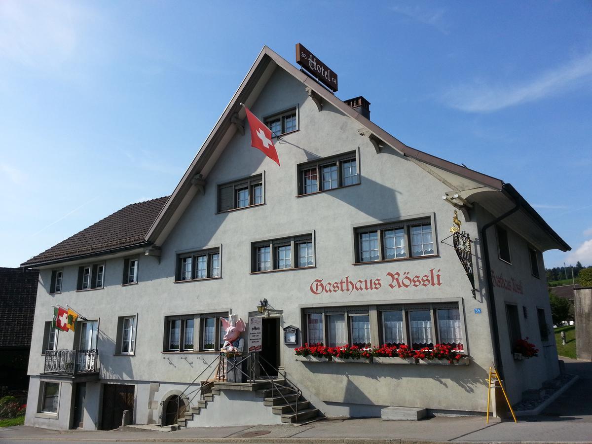 Hotel Gasthaus Rossli Sankt Gallenkappel Exterior foto